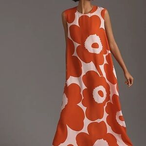 NWT Marimekko Migot Unikko Midi Dress - Size 10